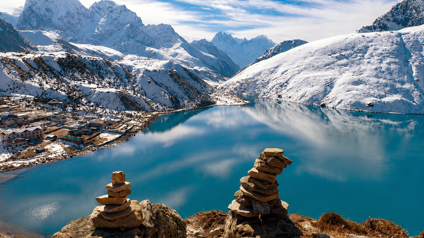 Everest Base Camp Trek Via Gokyo Lake And Cho La Pass